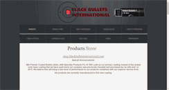 Desktop Screenshot of blackbulletsinternational.com