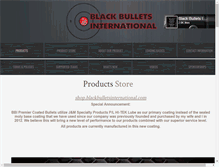 Tablet Screenshot of blackbulletsinternational.com